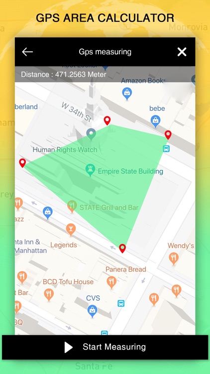 Land Distance Area Calculator
