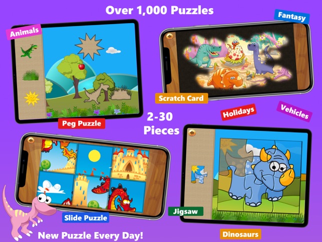 Dino Fun - Free Toddler Games for Kids Ages 2, 3, 4, 5 Years Old Learning  ABC Math Coloring Puzzles Coding Salon Baby Care Doctor Dentist - Microsoft  Apps
