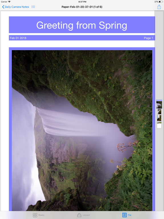 Screenshot #6 pour Daily Camera Notes