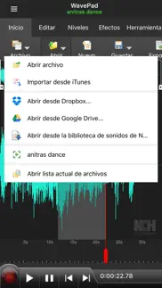 wavepad, editor de audio iphone screenshot 3