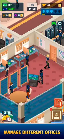 Game screenshot Idle Police Tycoon - Cops Game apk