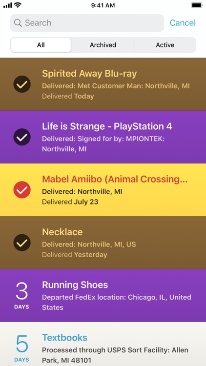 Deliveries: a package tracker screenshot-5