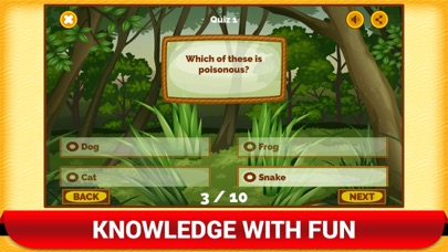 How to cancel & delete Wild Animal Quiz Game For Kids from iphone & ipad 1