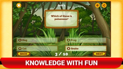 Screenshot #1 pour Zoo Animaux Quiz Enfants Jeux