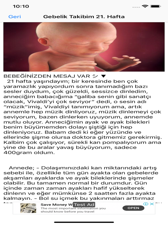Screenshot #5 pour Pregnancy Tracker.