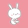 Boring Bunny Animated app icon - Stickers app for iPhone