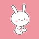 Boring Bunny Animated app icon - Stickers app for iPhone