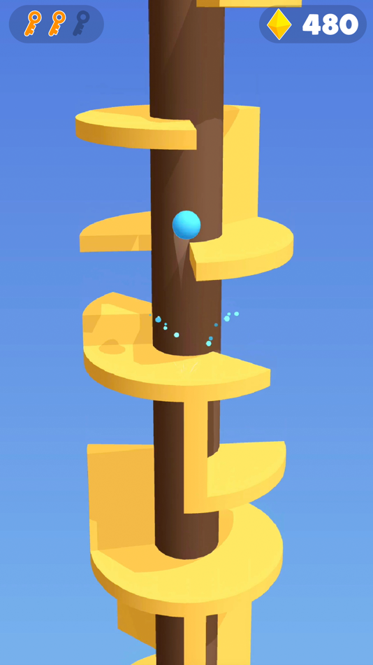 #6. Ball Maze - Helix Jump Games (iOS) Podle: FortyFour Games