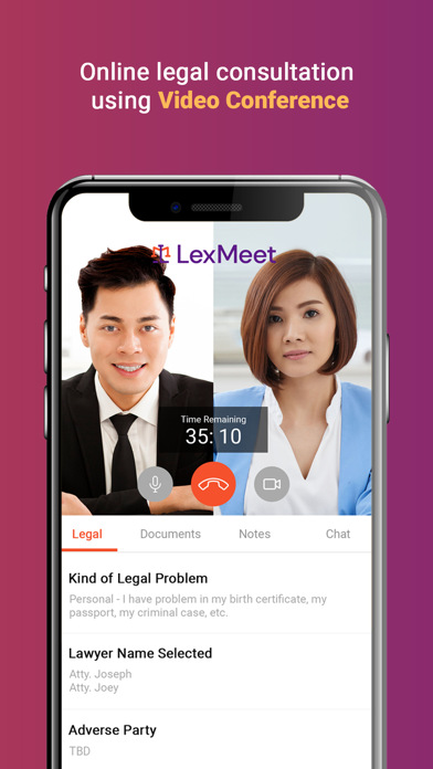 LexMeet-Legal Help Simplified Screenshot