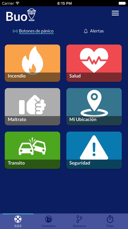 Buo - Botones de pánico