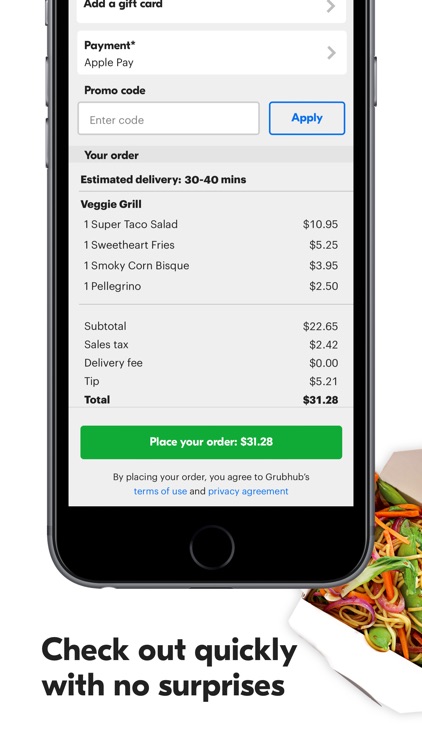 Grubhub: Local Food Delivery screenshot-0