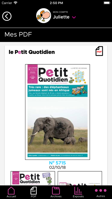 Le Petit Quotidien Screenshot