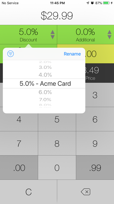 Screenshot #3 pour Sale Price + Tax Calculator