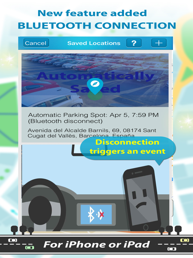 Snímek obrazovky Find My Car with AR Tracker