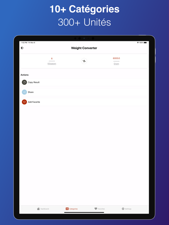 Screenshot #6 pour Convertisseur d'unités Mesure
