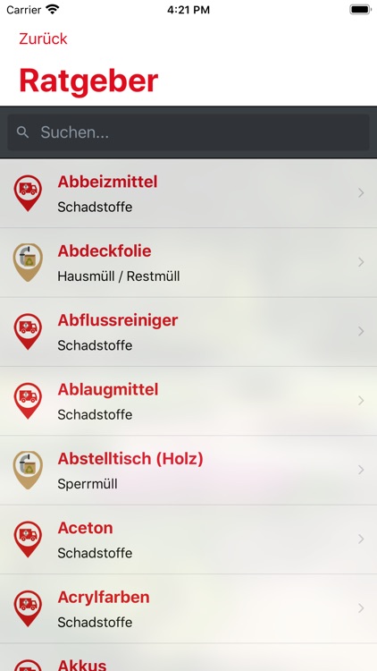 abfallapp DIN screenshot-5