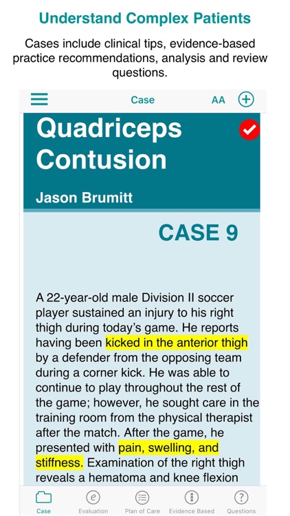 Physical Therapy Sports Cases