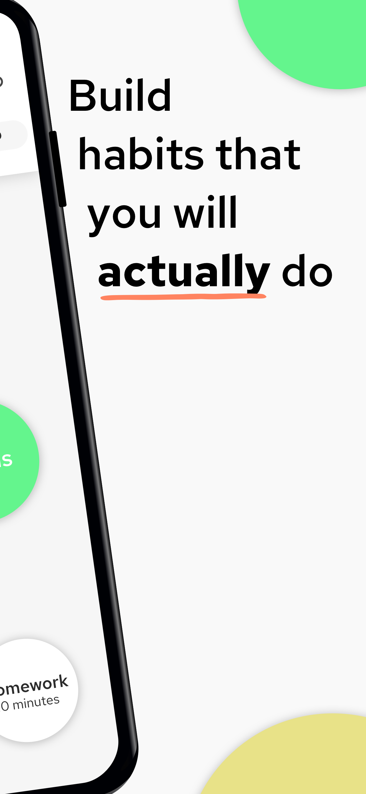 Today: Build Habits