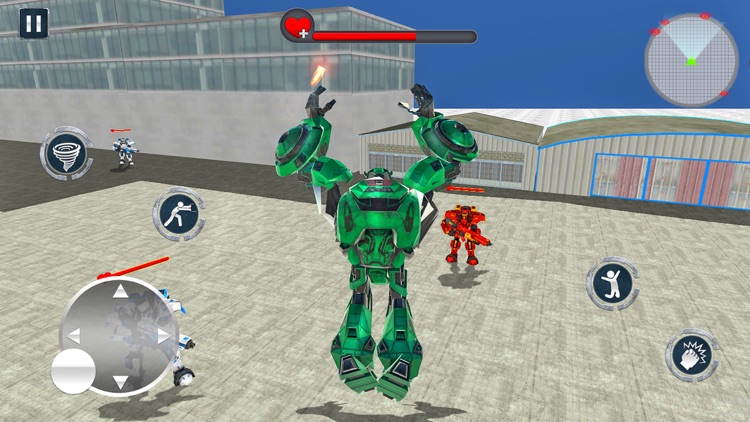 Tornado Robot Transforming War screenshot-5