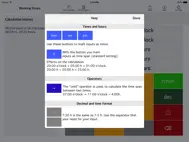 Time.Calc ipad bilder 3