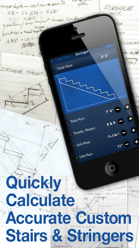 #1. Delux Stairs Construction calc (iOS) 由: Delux