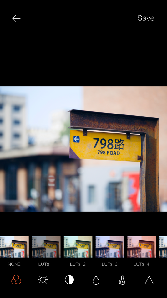 #5. LUTs-Color creative by you (iOS) Podle: 子龙 郭