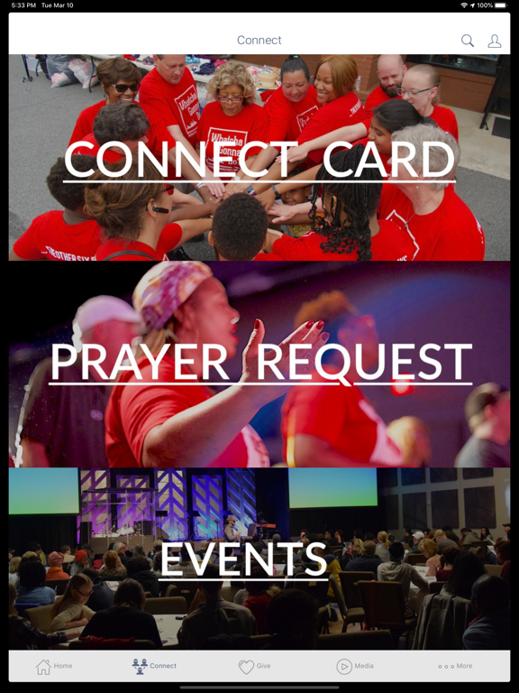 The Factory Church iPad screenshot 2 - Lifestyle app