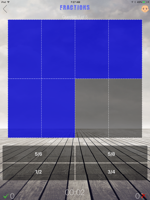 Screenshot #5 pour FractionsQuiz