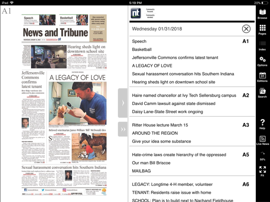 The News and Tribune iPad screenshot 4 - News app