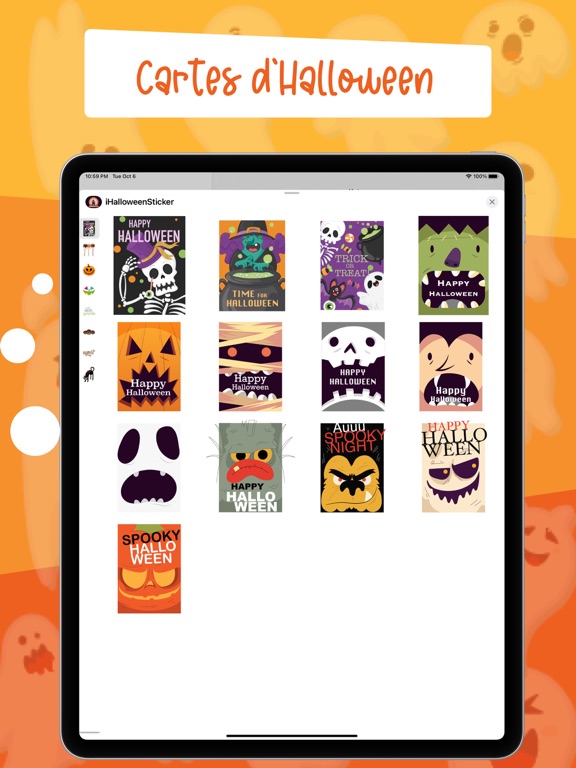 Screenshot #5 pour Halloween Sticker Animation