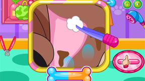 Caring for puppy salon games screenshot
