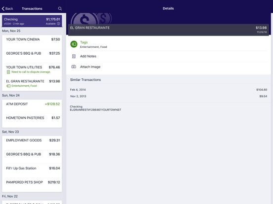 Trustar Bank Mobile Banking iPad screenshot 3 - Finance app