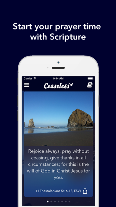 Ceaseless Prayer iPhone screenshot 1 - Lifestyle app