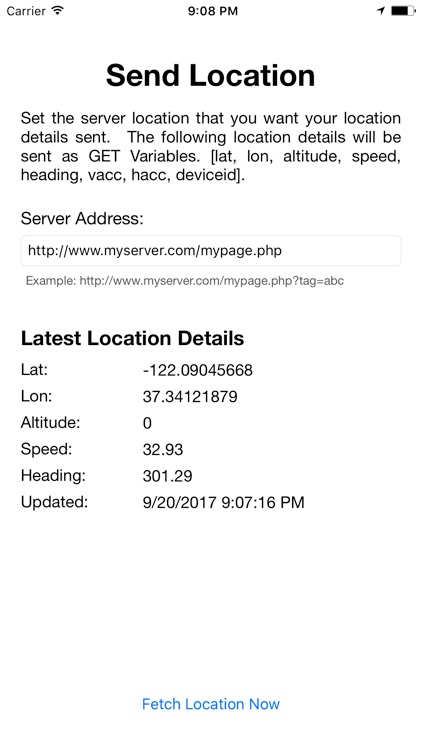 SendLocation (64 Bit)