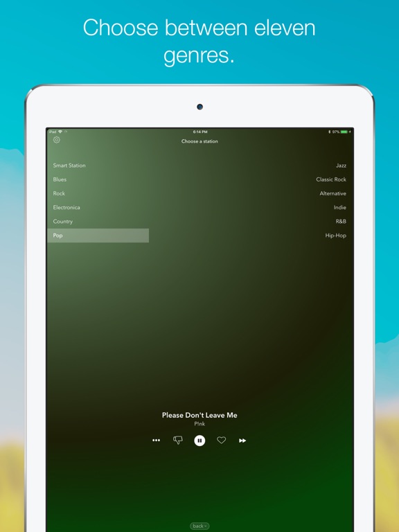 Screenshot #6 pour WeatherTunes Music