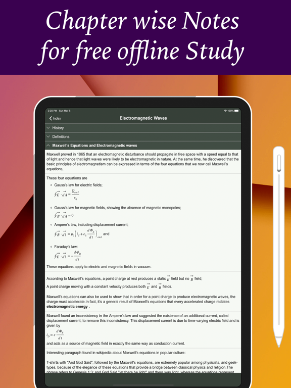 Screenshot #6 pour Physics Notes Study