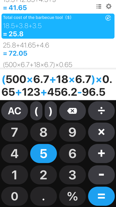 Calculator - Simple & powerful screenshot 3