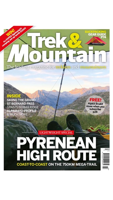 Trek & Mountain Magazine Screenshot