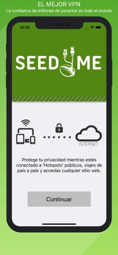 Screenshot 3 VPN Proxy by Seed4.Me VPN iphone