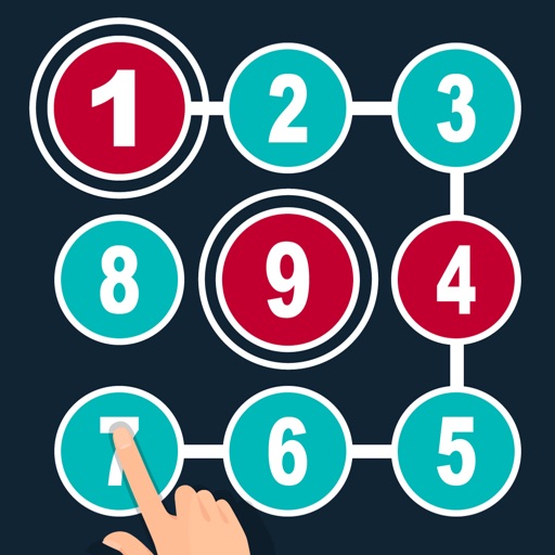 Connect number series : hidoku icon