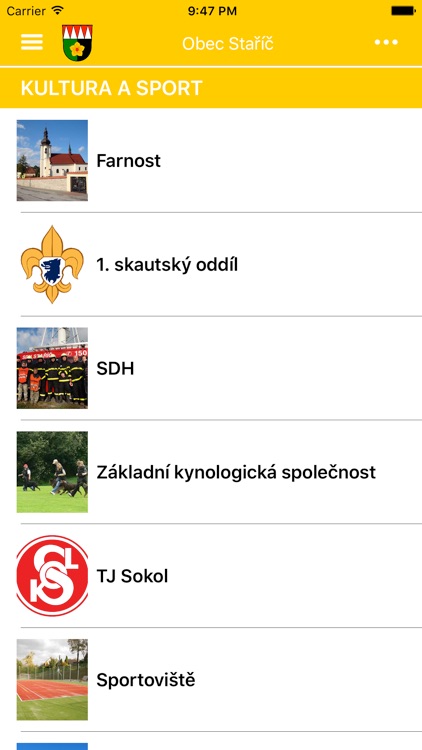 Obec Staříč screenshot-3