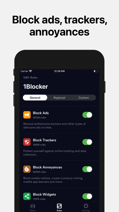 1Blocker - Ad Blocker Screenshot