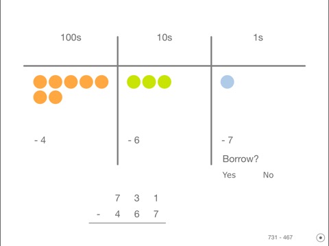 Place Value Subtractionのおすすめ画像1