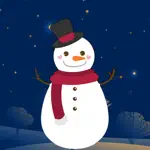 Snowman Winter stickers emoji App Contact