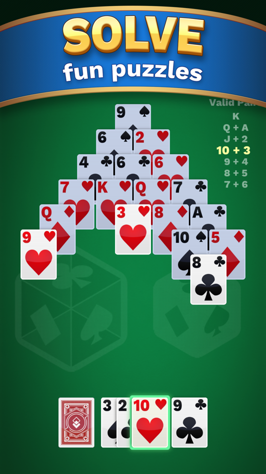 #2. Pyramid Solitaire Cube (iOS) 由: Tether Studios, LLC