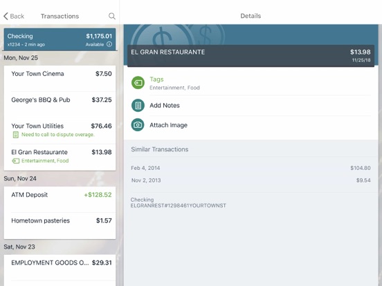 Alliance Community Bank App iPad screenshot 1 - Finance app