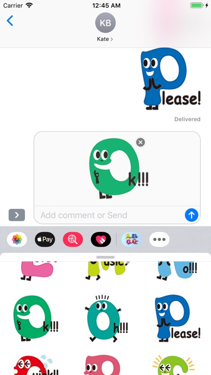 Alphabet Emoji Stickers