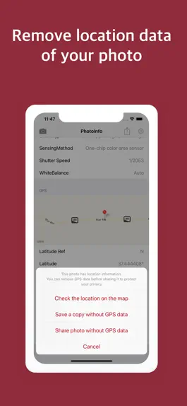 Game screenshot PhotoInfo -EXIF,GPS,remove GPS hack