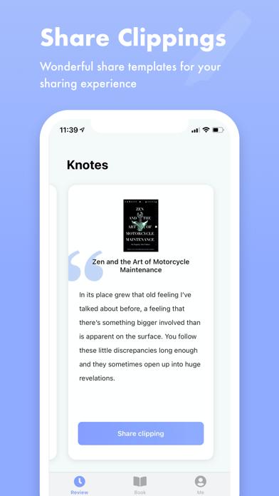 Knotes - Reading notes Screenshot