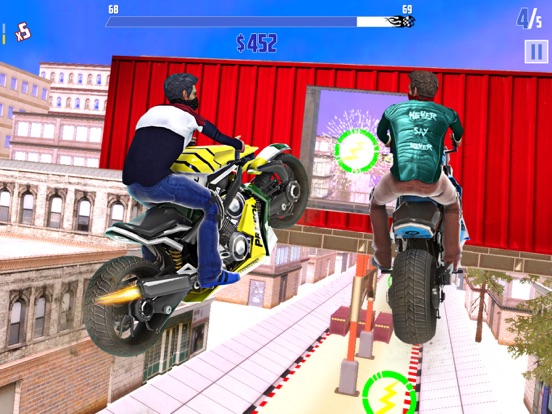 Bike Flip Race - Fun Bmx Stunt iPad screenshot 4 - Games app